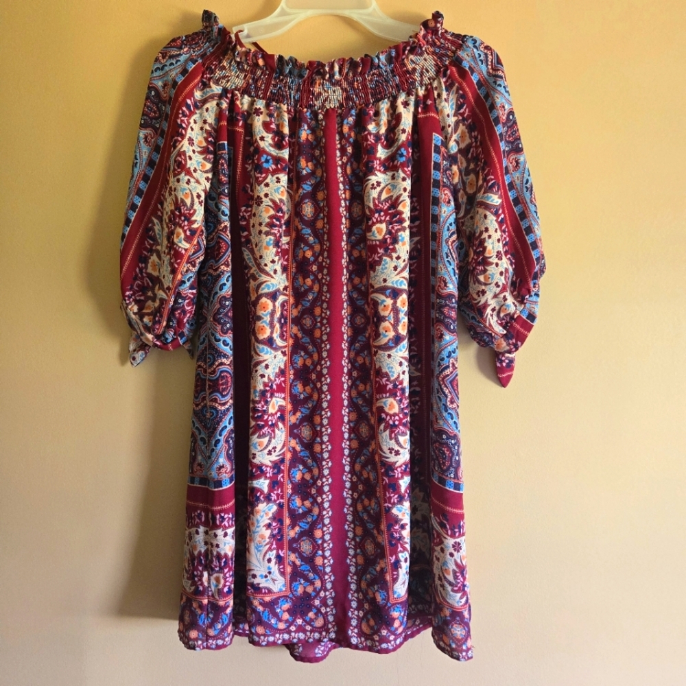 City Triangles Boho Off Shoulder Top